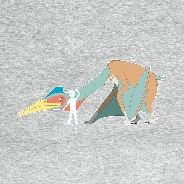 My Pal Quetzalcoatlus by Skarmaiden